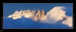 Les cretes nord du Devoluy entre les nuages qui recouvrent la breche de Faraud et les pentes du Pic Pierroux
